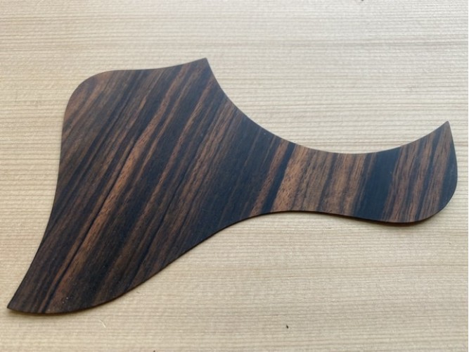 Taylor Style TA5-ThinWood™ Acoustic Pickguard- Macassar Ebony- Slant Grain