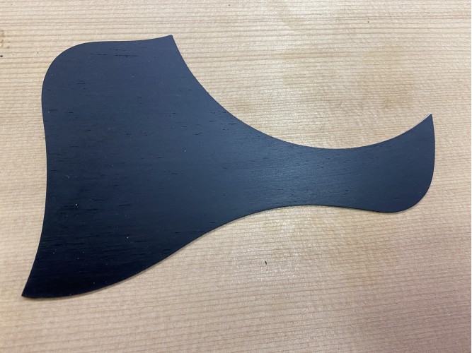 Taylor Style TA55GC-ThinWood™ Acoustic Pickguard- Macassar Ebony (Dark)